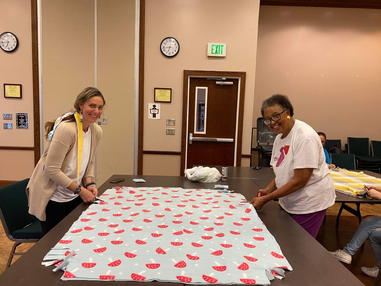 Baby Blanket making to help the Blue Star Mothers of Tampa Bay. The blankets will be brought to baby showers for Military members and Families.